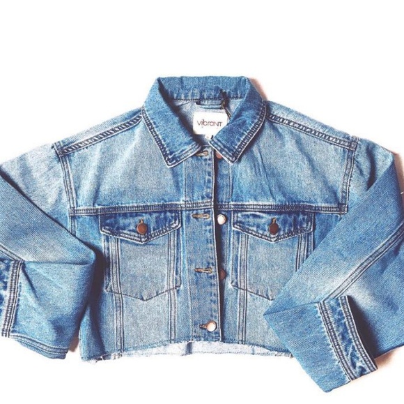 LAST ONE! Fashion Nova by Vibrant Denim Jacket - Picture 5 of 11